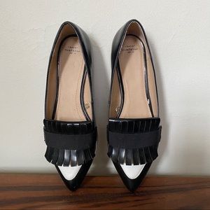 Zara Trafaluc patent leather flats